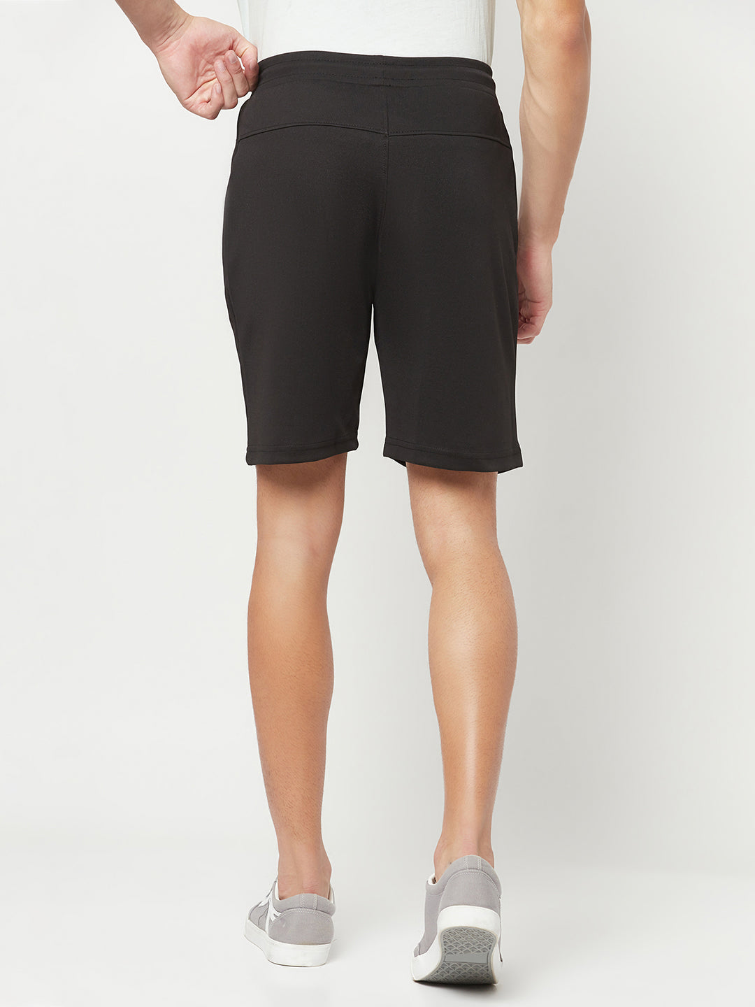 Black Athleisure Shorts