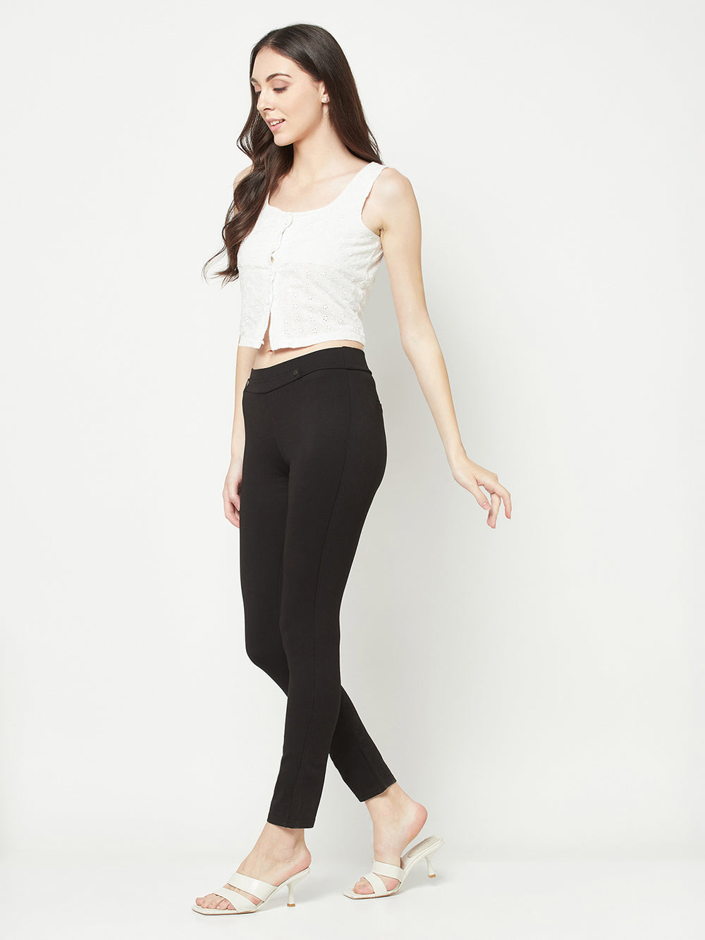Black Slim Trousers