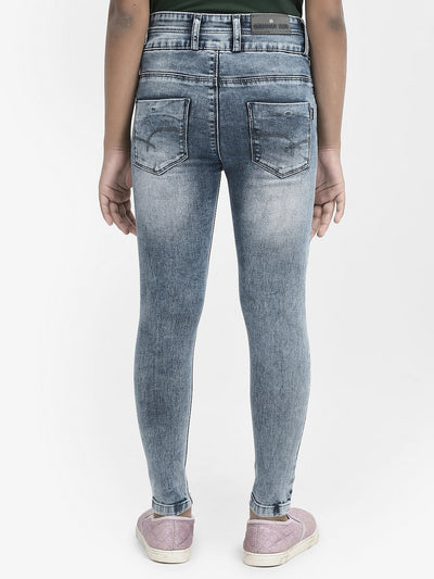  Light Blue High Waist Jeans