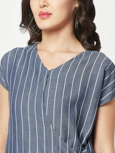 Blue Striped Co-Ords