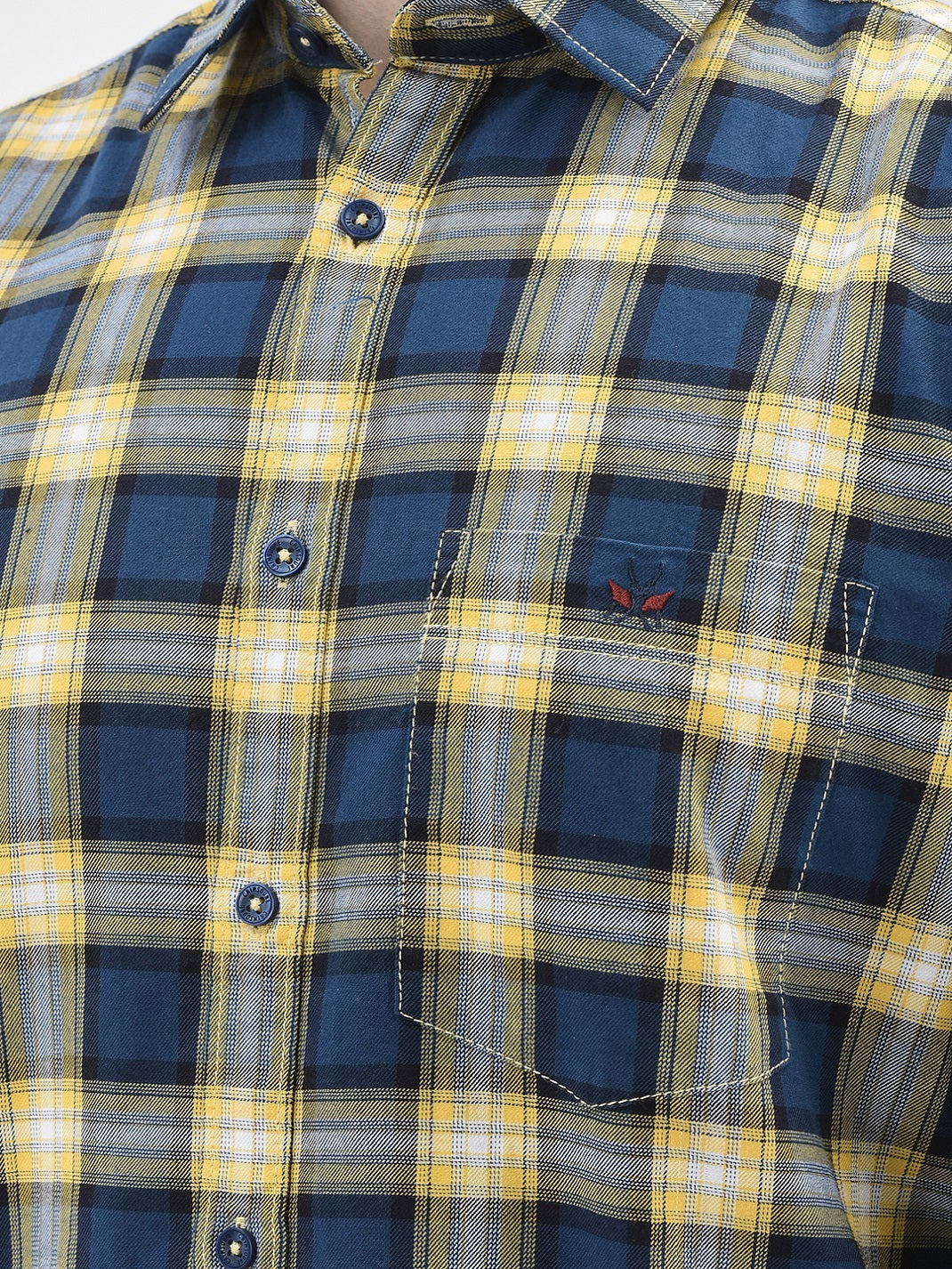 Mustard Checked Shirt