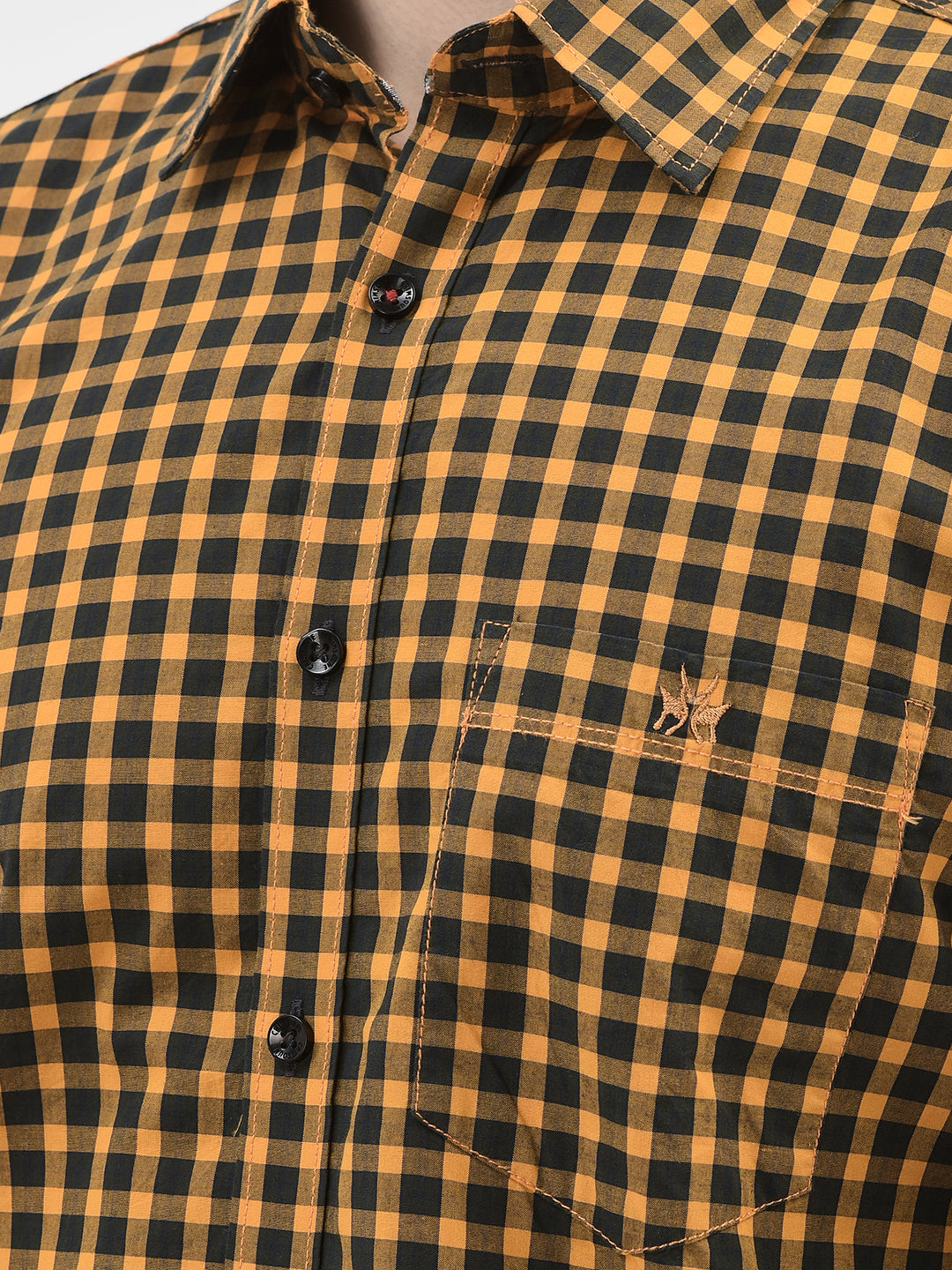 Mustard Checked Shirt