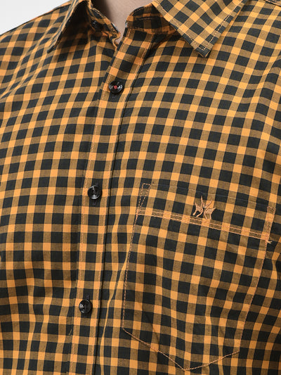 Mustard Checked Shirt