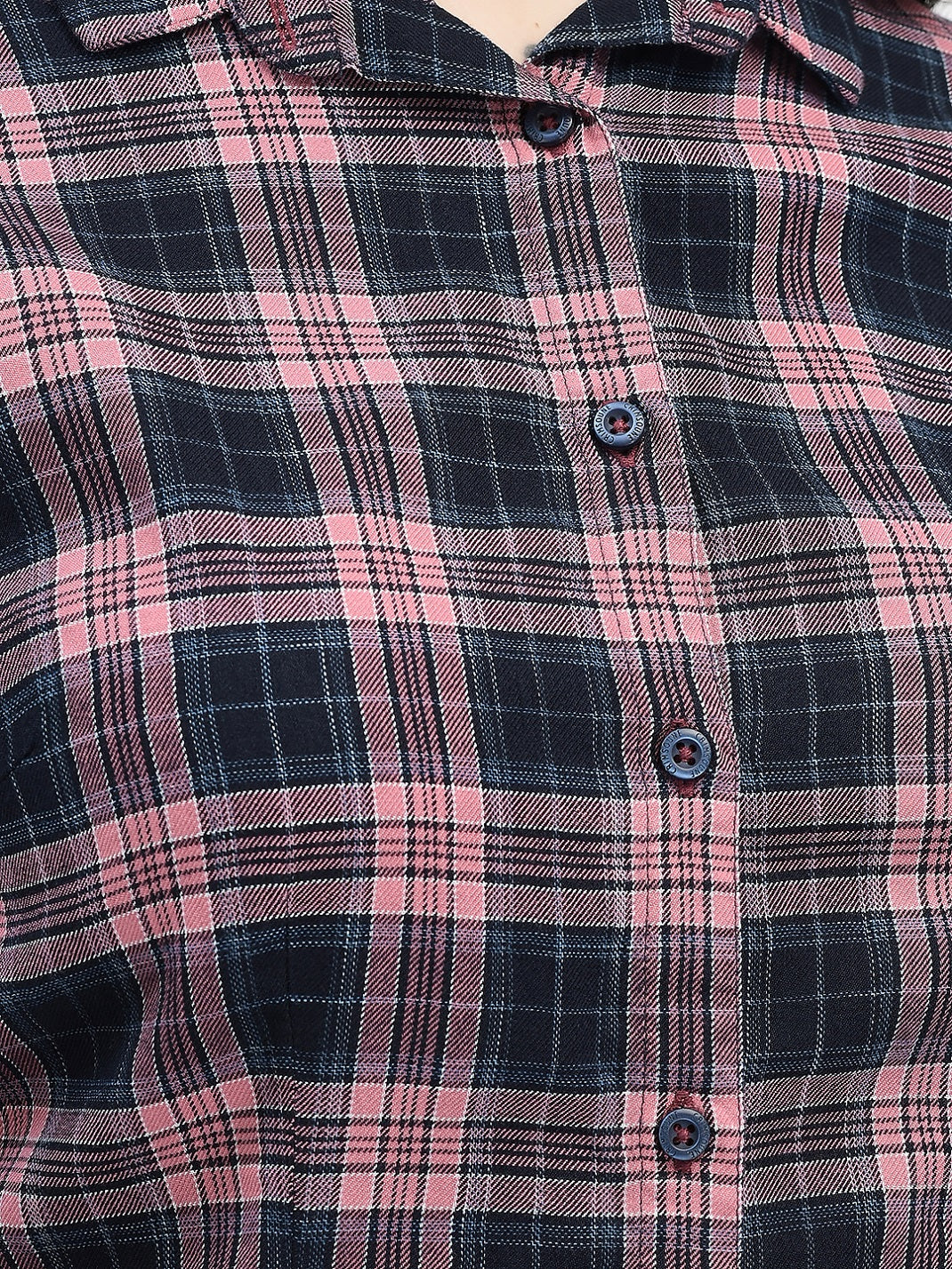 Tartan Checked Pink Shirt