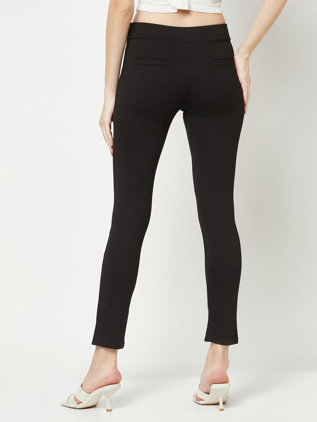 Black Slim Trousers