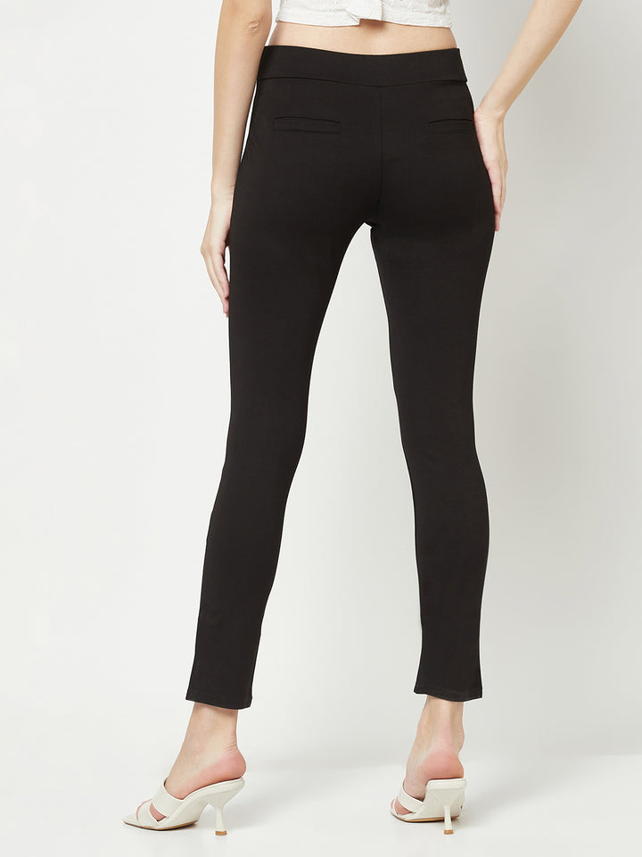 Black Slim Trousers