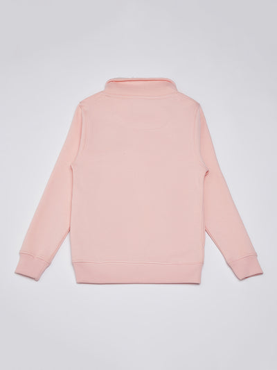 Pink Printed Sweatshirt