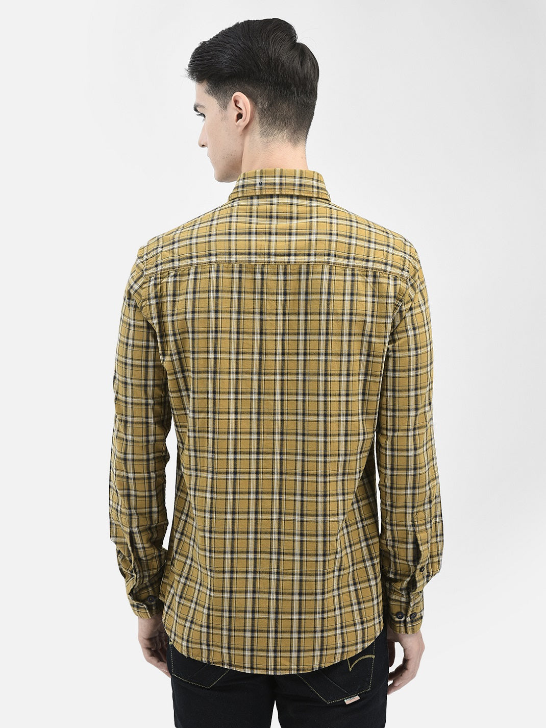 Mustard Checked Shirt