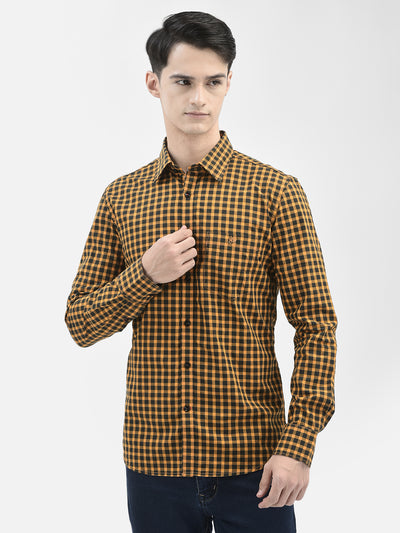 Mustard Checked Shirt