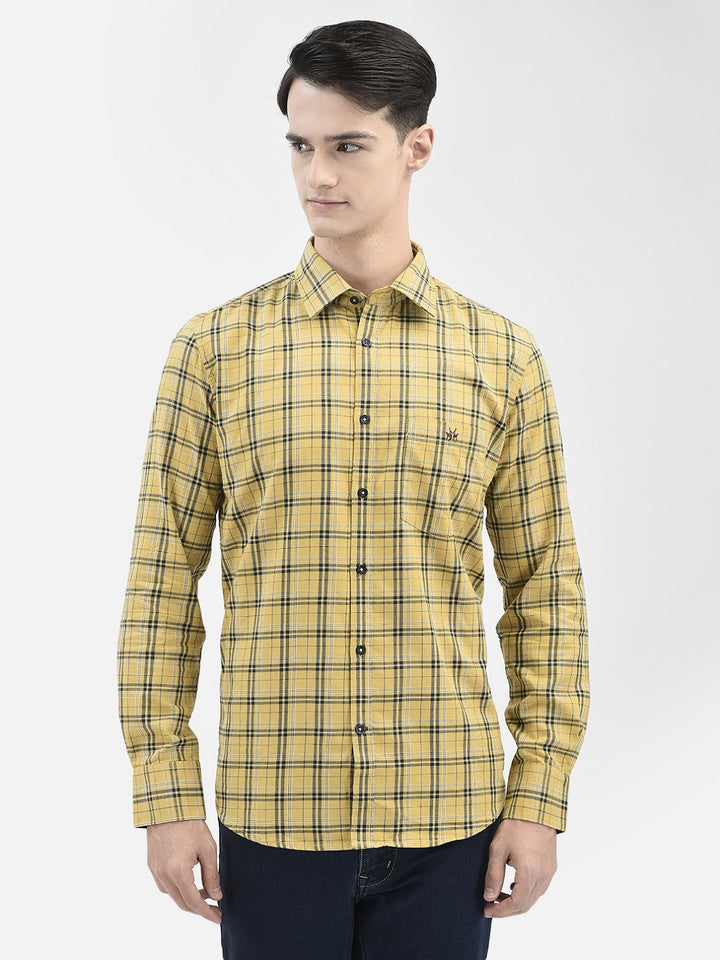 Mustard Checked Shirt