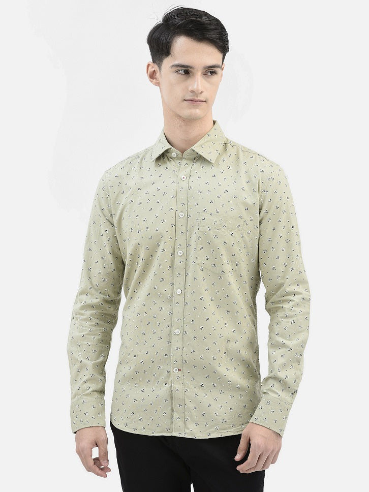 Grey Printed Shirt