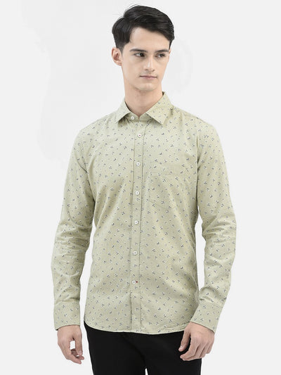 Grey Printed Shirt
