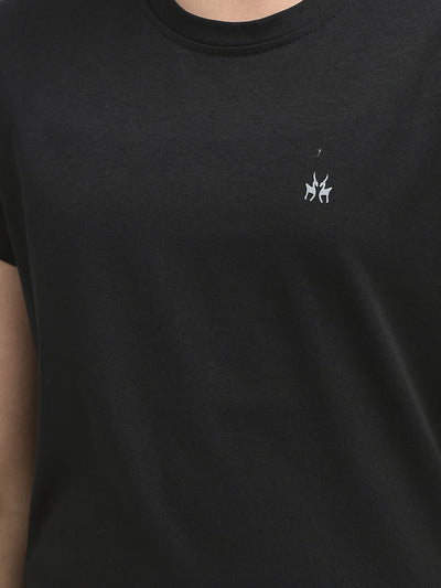 Black Cotton T-shirt