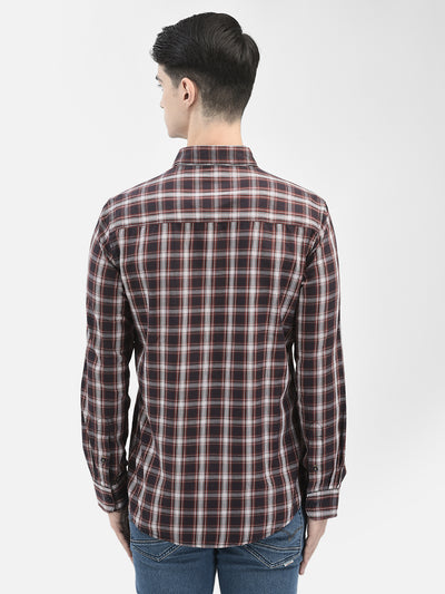 Brown Checked Shirt