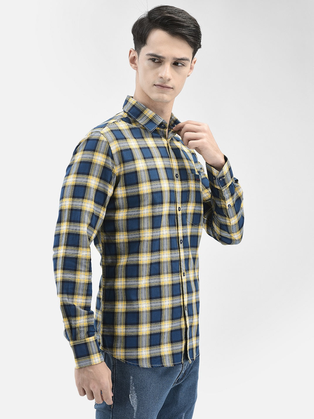 Mustard Checked Shirt