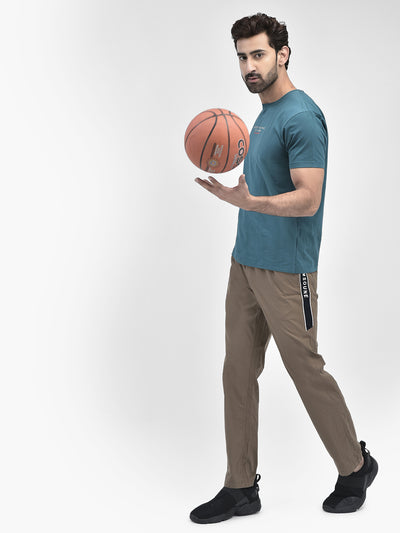 Brown Track Pants