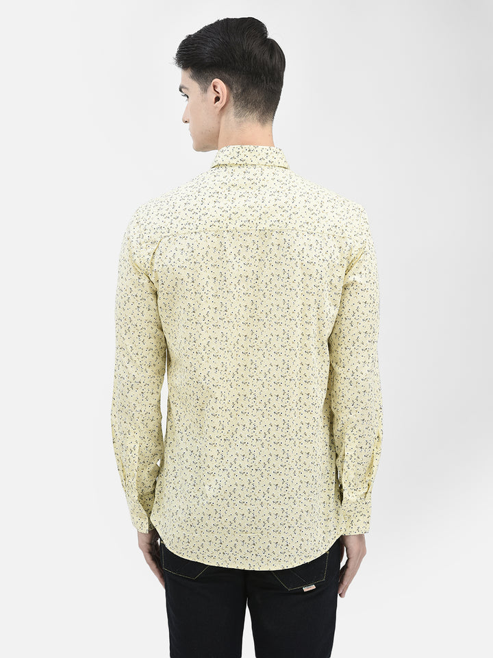 Yellow Printed Shirt 