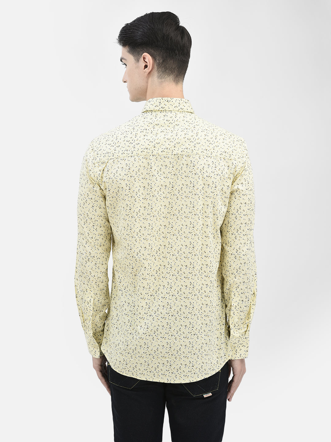 Yellow Printed Shirt 