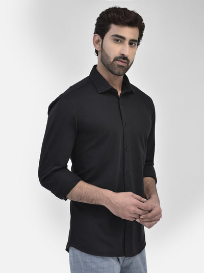 Black Pure Cotton Shirt