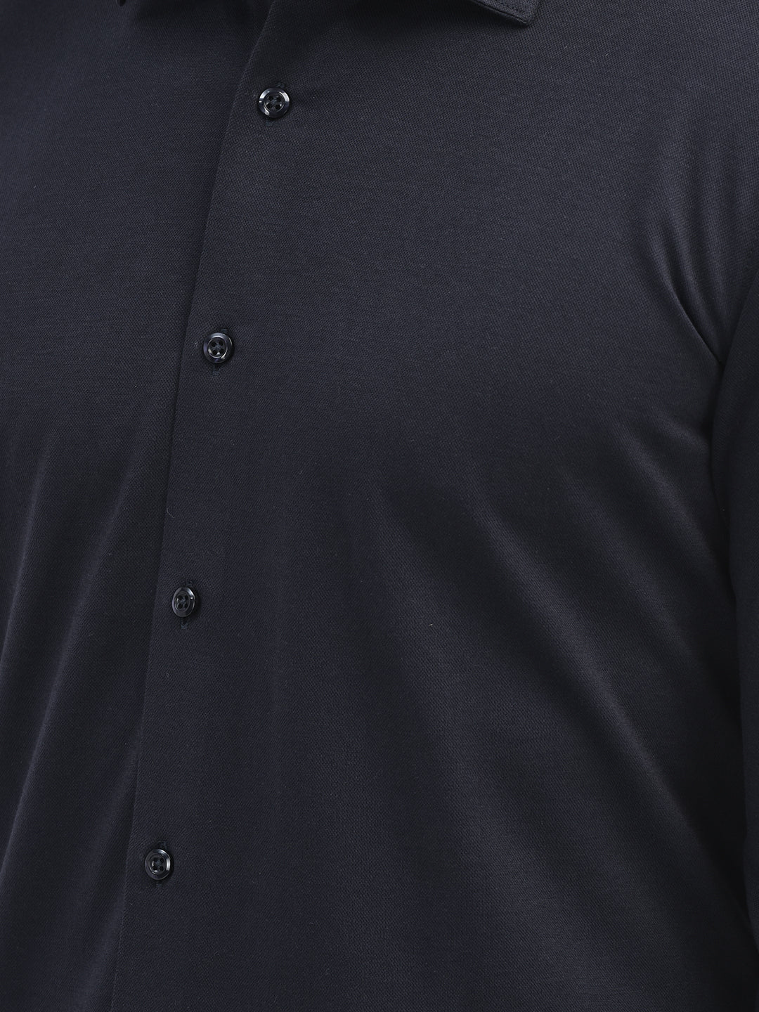 Navy Blue Pure Cotton Shirt