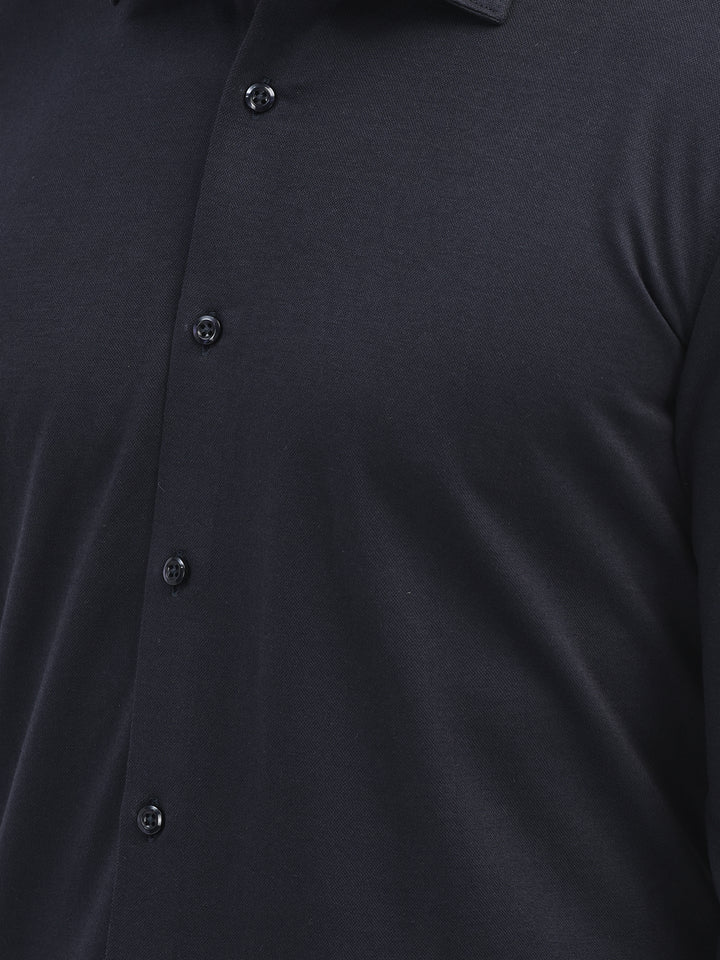 Navy Blue Pure Cotton Shirt
