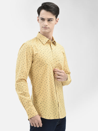 Yellow Printed Shirt