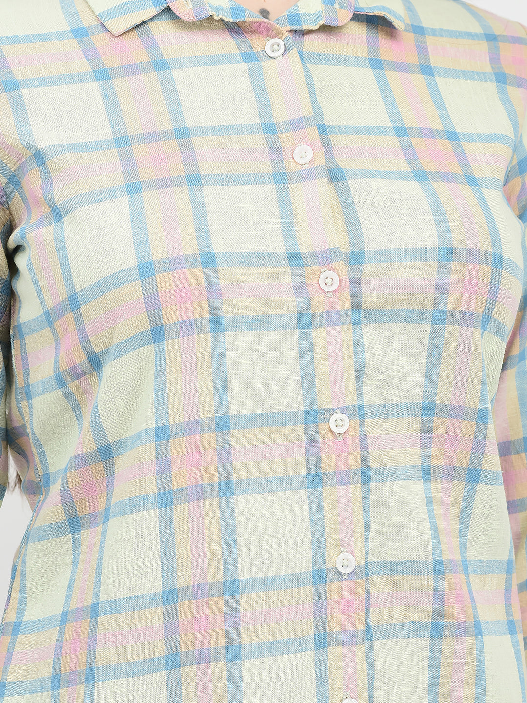 Tartan Checked Multi Longline Shirt